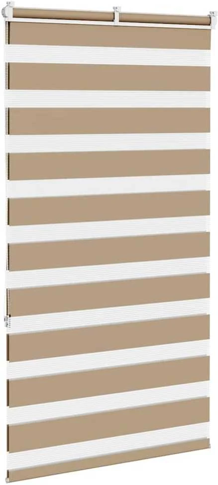 zebrinės žaliuzės 85x150 cm audinio plotis 80,9 cm poliesteris