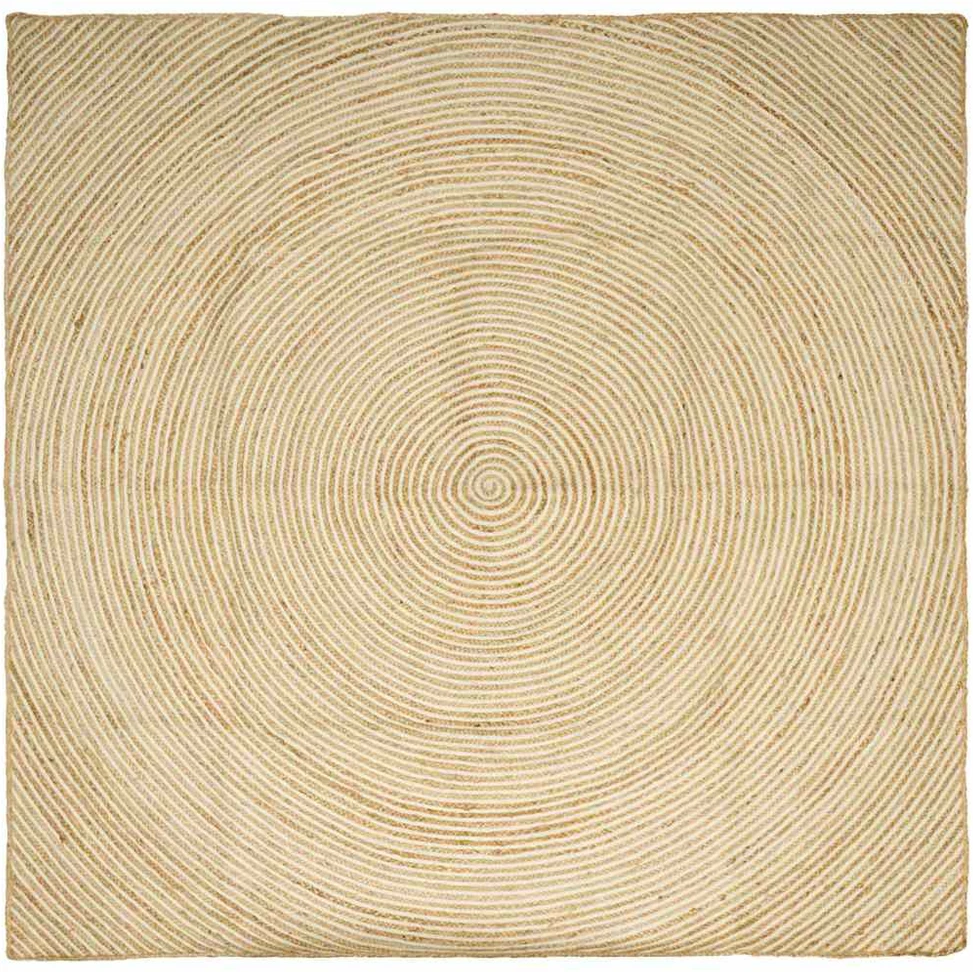 Kilimas Balta 200 x 200 cm Džiutas