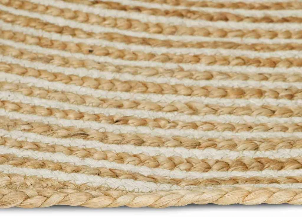 Kilimas Balta 240 x 240 cm Džiutas