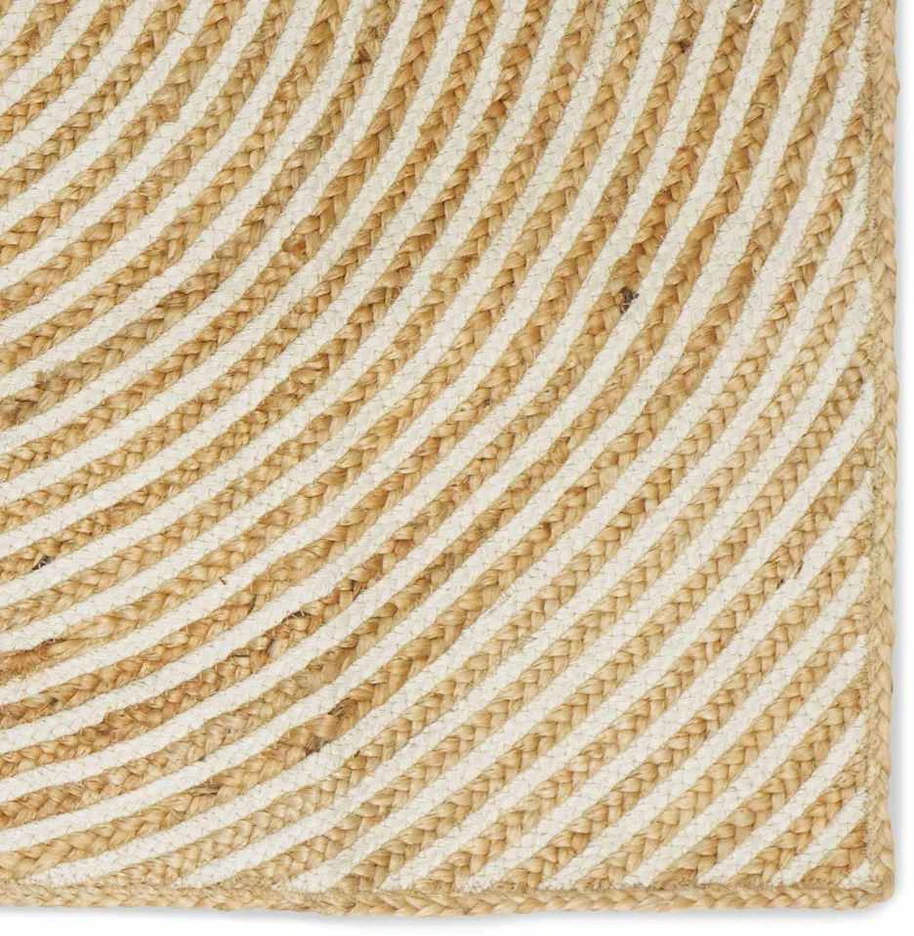 Kilimas Balta 240 x 340 cm Džiutas