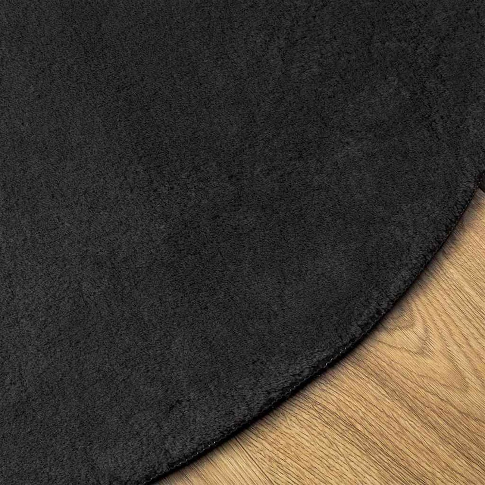 Zoninės kiliminės dangos HUARTE Juoda 100 x 200 cm Poliesteris