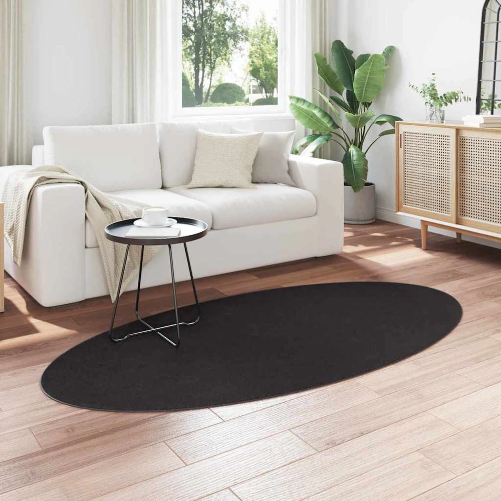 Kilimas HUARTE Juoda 100 x 200 cm 100% poliesteris