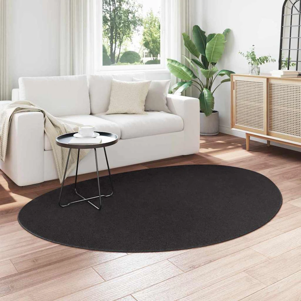 Kilimas HUARTE Juoda 140 x 200 cm Poliesteris
