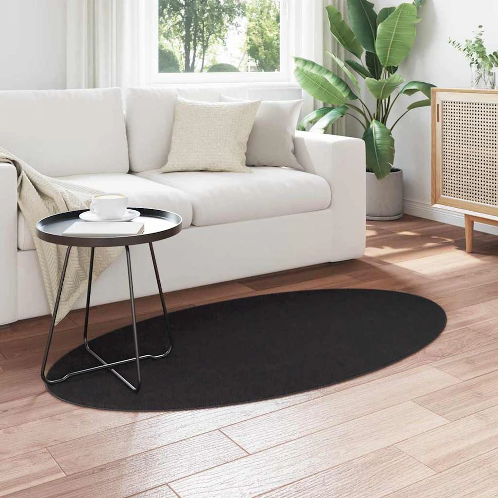 Kilimas HUARTE Juoda 80 x 150 cm 100% poliesteris