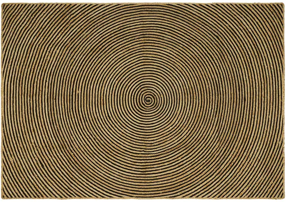 Kilimas Juoda 240 x 340 cm Džiutas