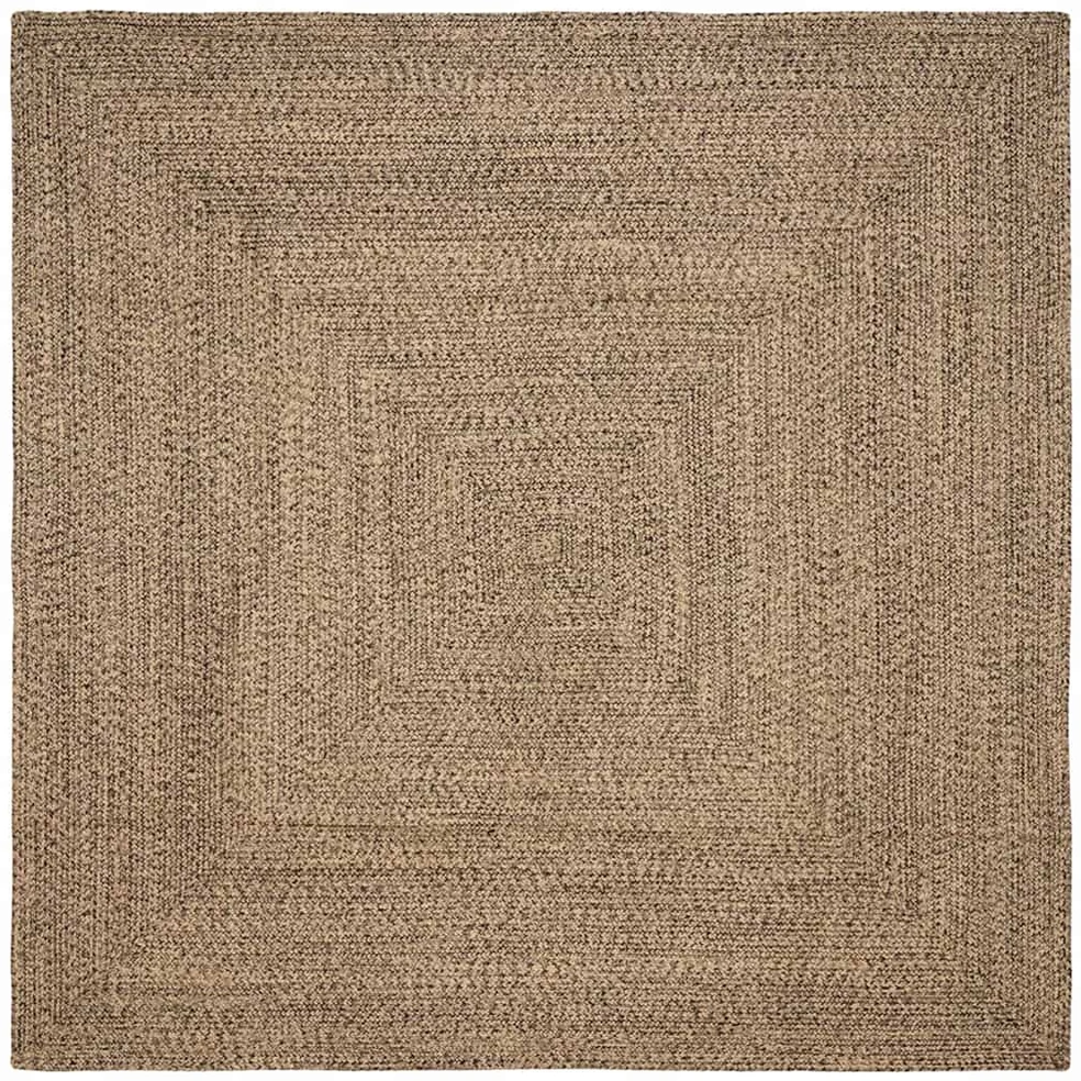 Kilimas Natūrali ir juoda 300 x 300 cm Džiutas