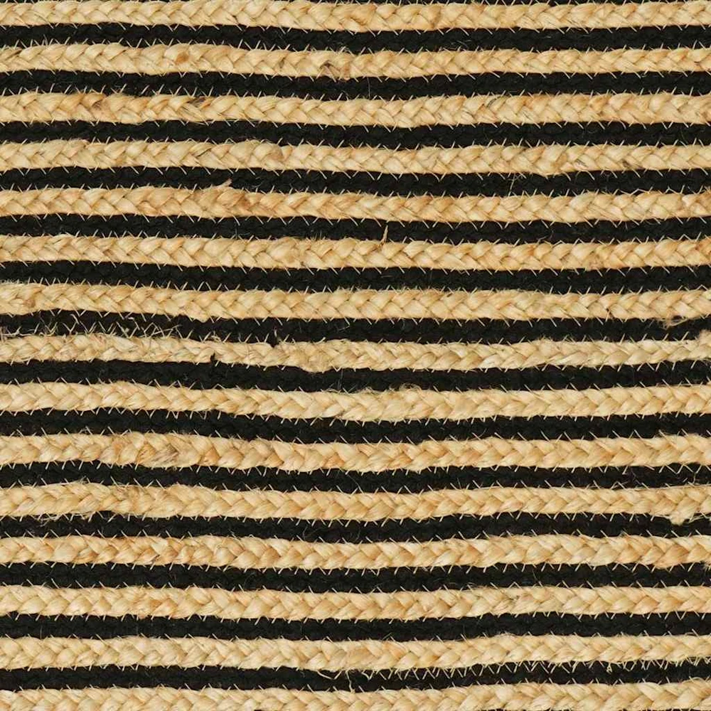 Kilimas Natūrali ir juoda 152 x 245 cm Džiutas