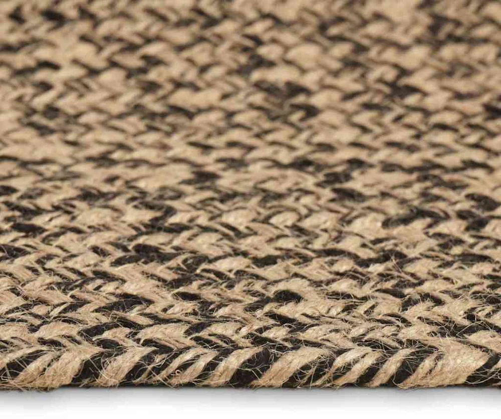 Kilimas Natūrali ir juoda 200 x 290 cm Džiutas