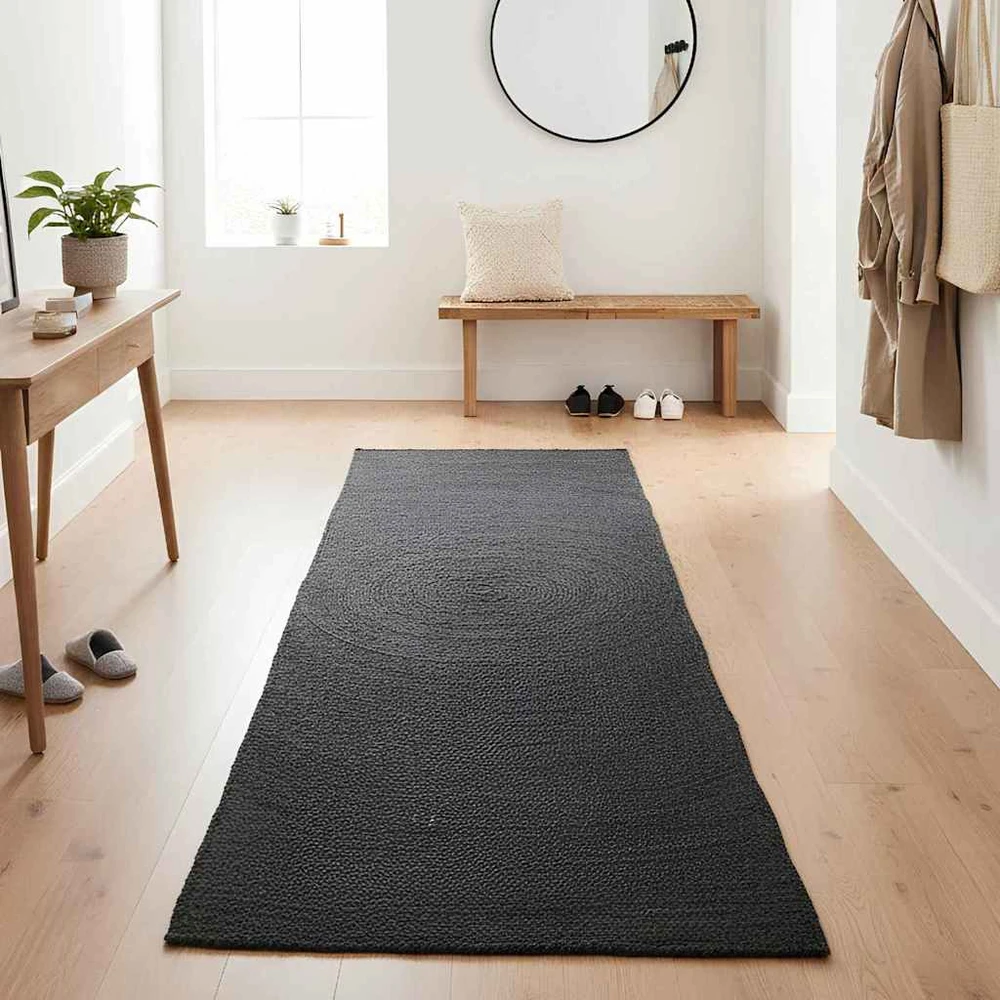 Zoninės kiliminės dangos Tamsiai pilka 60 x 300 cm Džiutas