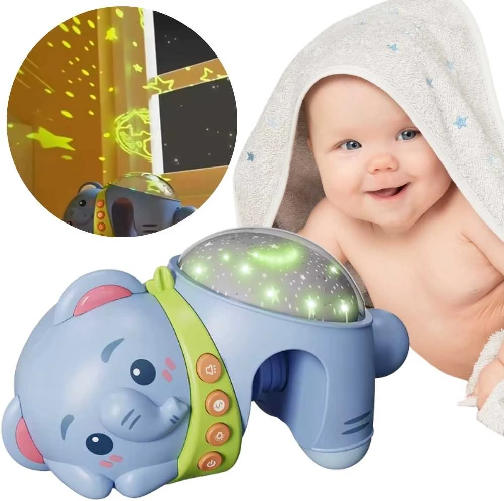 Žvaigždžių Projektorius Drambliukas WOOPIE BABY