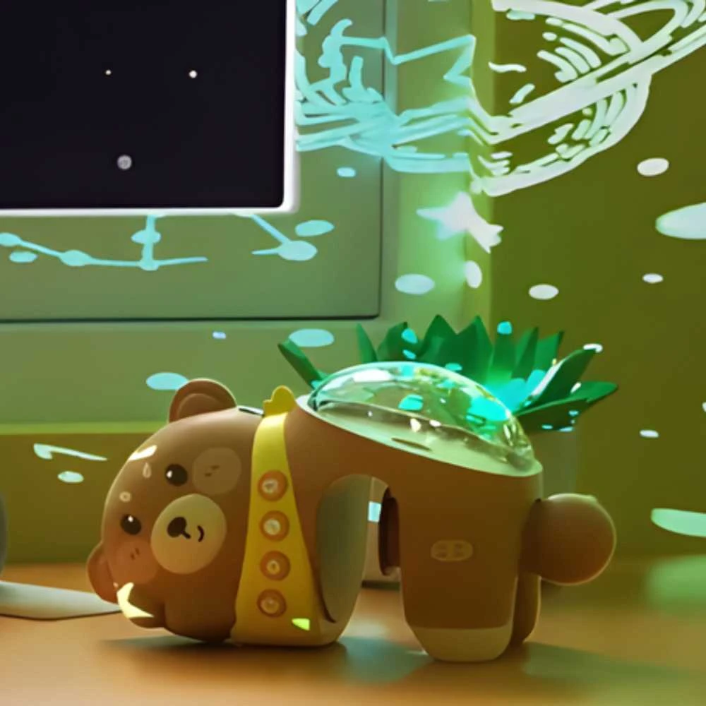 Žvaigždžių Projektorius Meškiukas WOOPIE BABY
