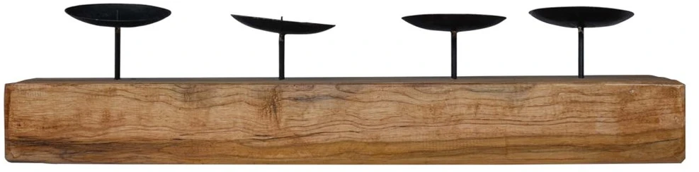Žvakidė Natūrali 50 x 15 x 10 cm Tikmedžio medienos masyvas