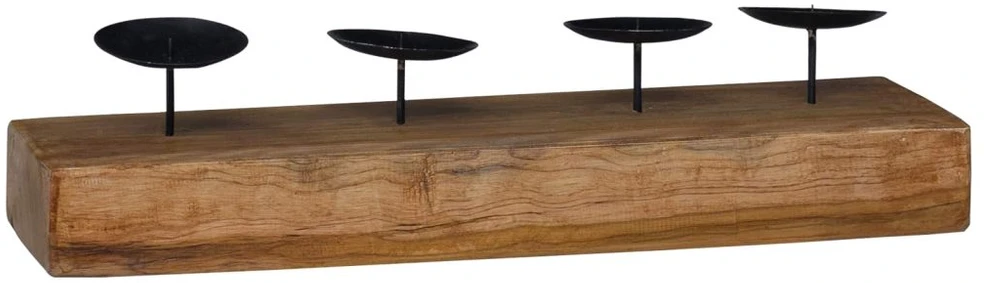 Žvakidė Natūrali 50 x 15 x 10 cm Tikmedžio medienos masyvas