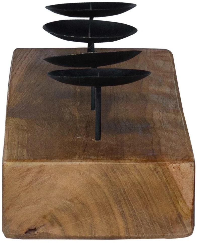Žvakidė Natūrali 50 x 15 x 10 cm Tikmedžio medienos masyvas