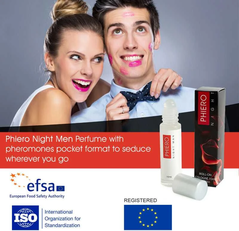 500Cosmetics 500 COSMETICS - PHIERO NIGHT MAN KVEPALAS SU FEROMONAIS VYRAMS SU RULONINIU DEGUSTUVA