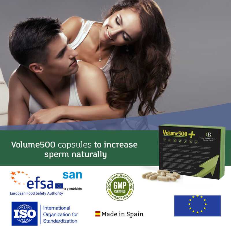 Volume500 500Cosmetics 500 COSMETICS - VOLUME 500 INCREASE THE QUANTITY AND QUALITY OF SPERM