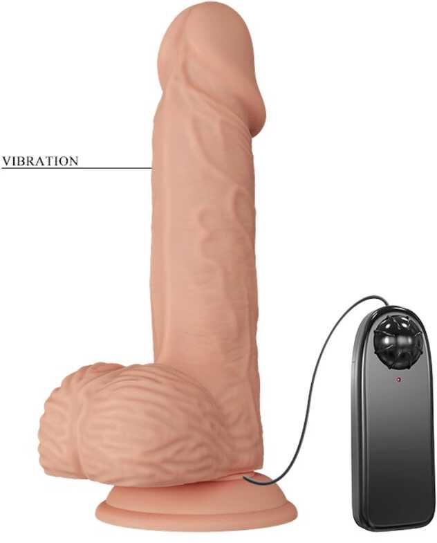 BAILE Dildo tikroviškas dirbtinis penis su vibracijomis