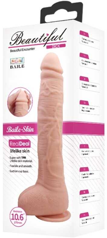 Baile Dildos BAILE- Gražus DICK 11'' minkštimas
