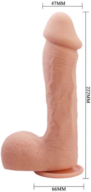 Baile Dildos LYBAILE Beautiful Encounter Johnson Real Dildo 22cm minkštimas