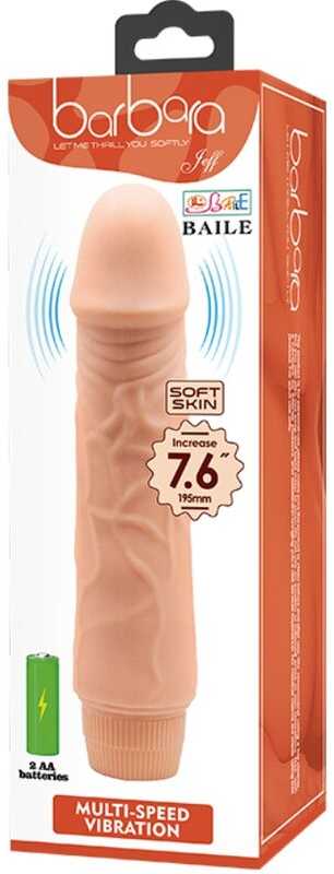 Baile Vibrators Baile vibratoriai BAILE - BARBARA REALISTINIS VIBRUOJAMASIS 20 CM