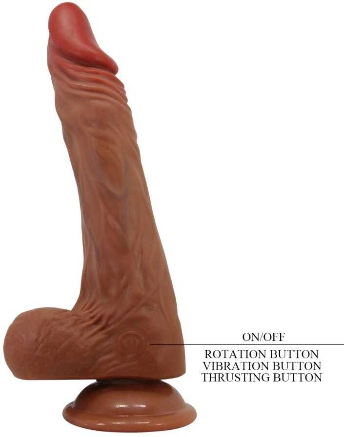 Baile Vibrators PRETTY LOVE - Calisto, TPR, 5 vibracijos funkcijos 5 sukimosi funkcijos 5 stūmimo nustatymai
