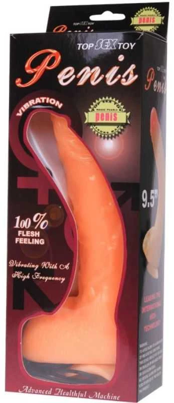 Baile Vibrators LYBAILE Top sex Toy Penis Dldo 25 cm with vibro Flesh
