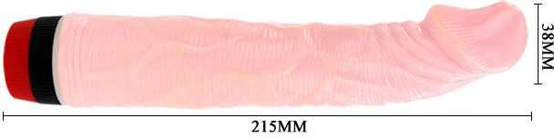 Baile Vibrators BAILE Realistinis vibratorius natūralus varpos narys 21cm