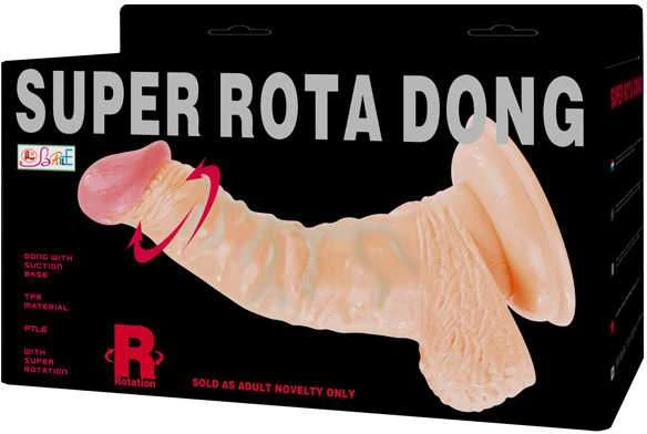 Baile Vibrators BAILE Vibruojantis styguotas tikroviškas penis su siurbtuku