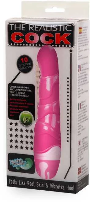 Baile Vibrators BAILE Classic G taško vibratorius, lenktas, 21 cm, 10 režimų
