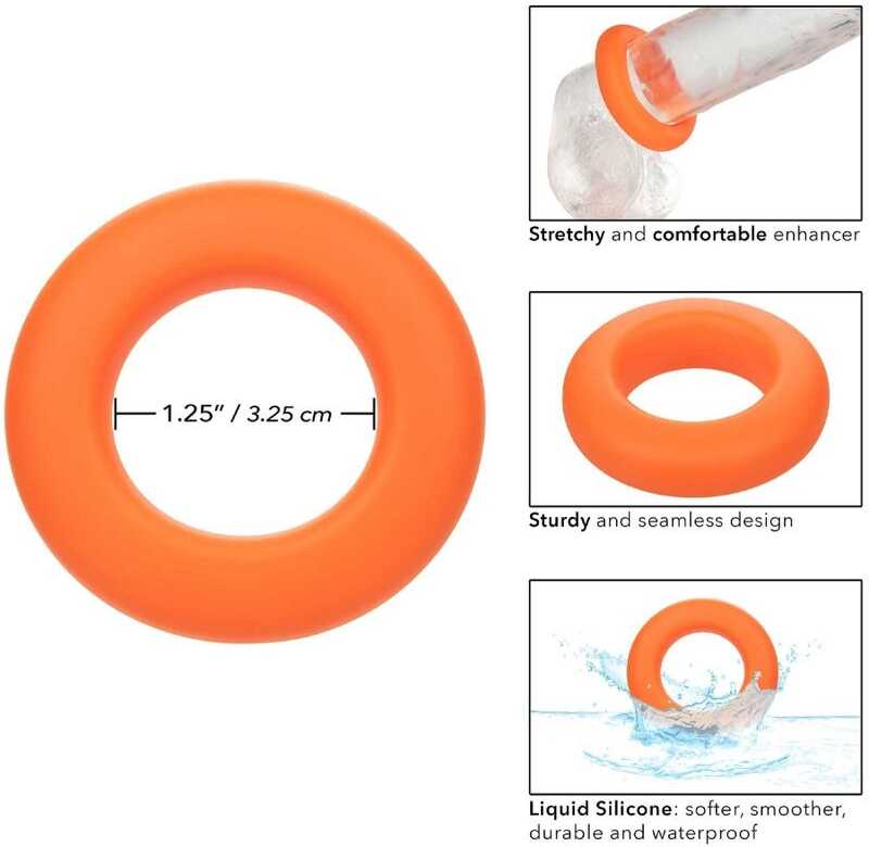 Calexotics Oranžinis Alpha Prolong Large Ring Oranžinis