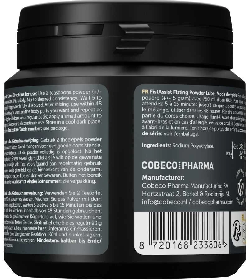 Cobeco Fist Assist Fist Assist Powder Lube 135gr