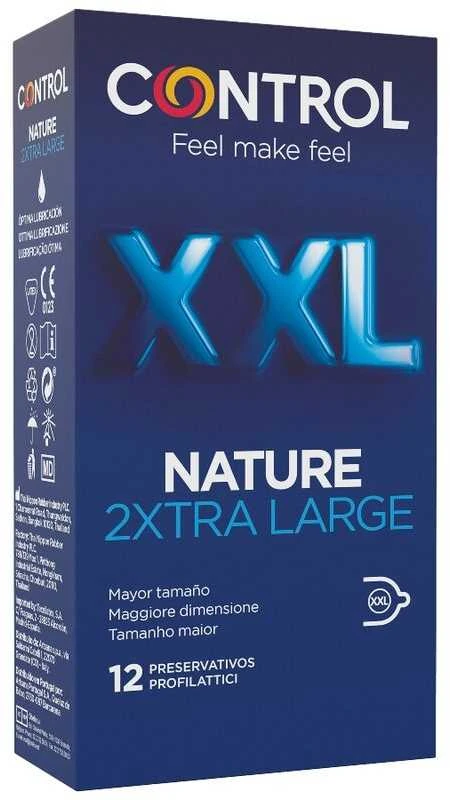 „Control“ prezervatyvai „Nature XXL“, 12 vnt.