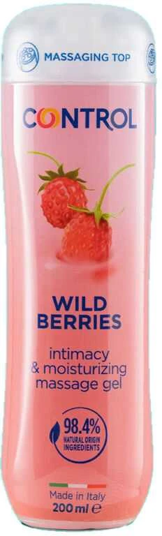 Control Wild Berries Massage Gel masažo gelis-lubrikantas 200ml