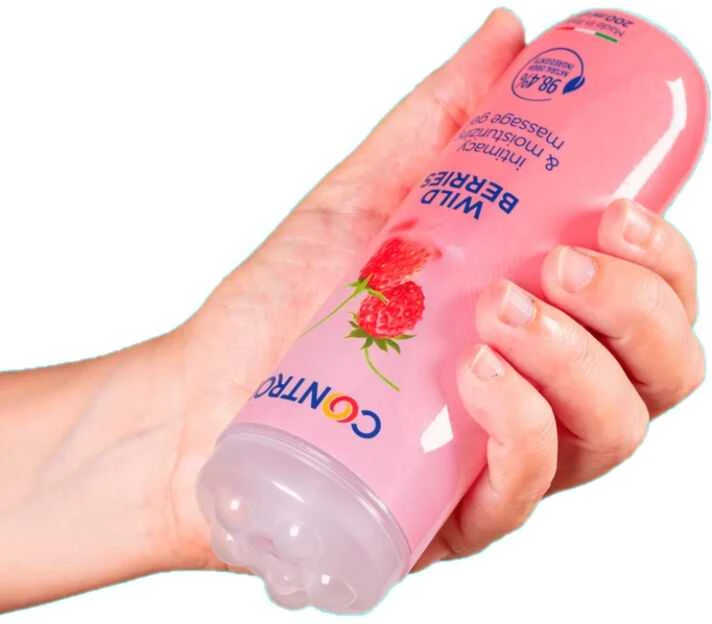 Control Wild Berries Massage Gel masažo gelis-lubrikantas 200ml