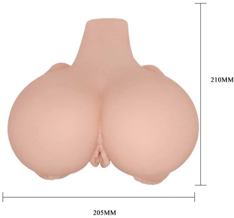 Crazy Bull Dvigubas analinis vaginalinis vibruojantis masturbatorius