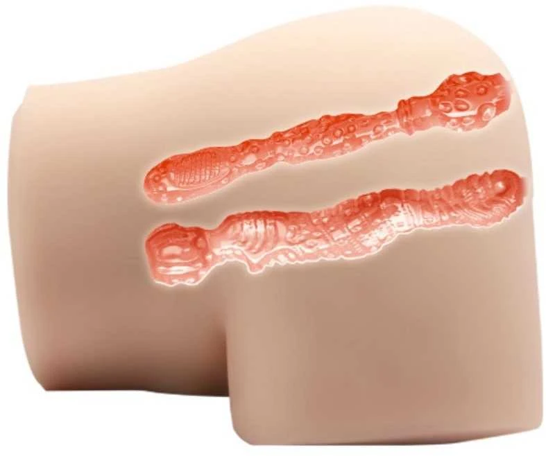Vibruojantis masturbatorius Crazy Bull Vagina and Anal
