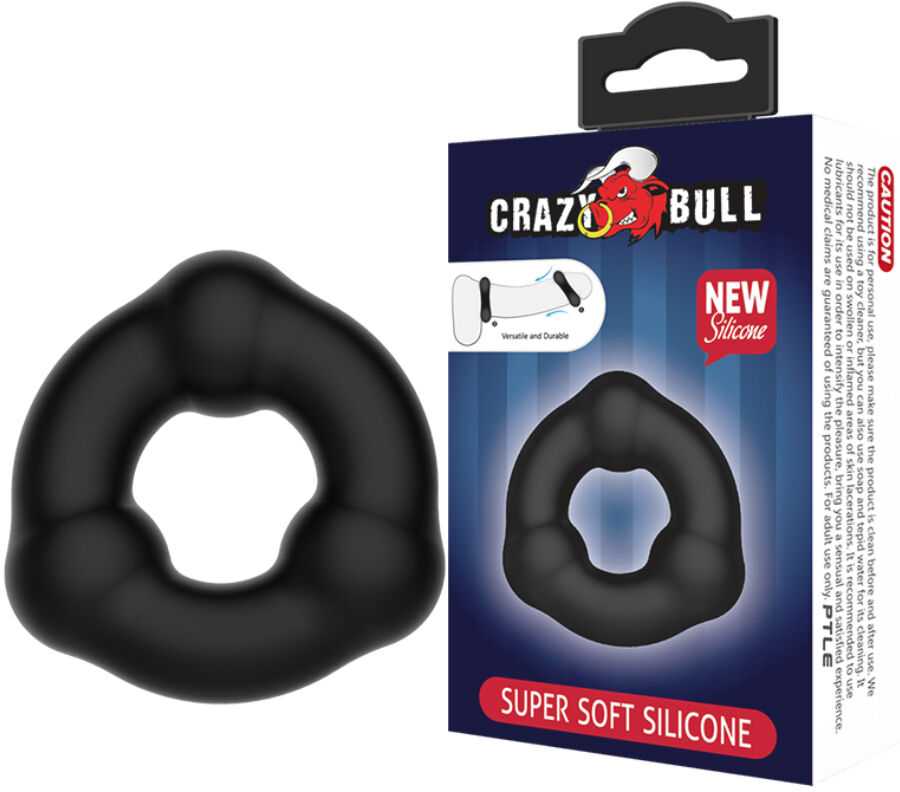 Crazy Bull Silikoninis varpos žiedas erekcijai