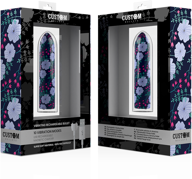 CUSTOM BULLETS - SPRING MAGNETIC BULLET 10 INTENSITIES