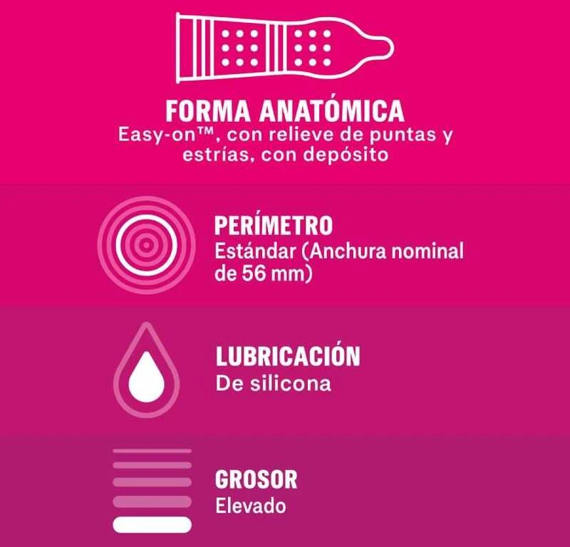 Durex Give Me Pleasure prezervatyvai 12vnt