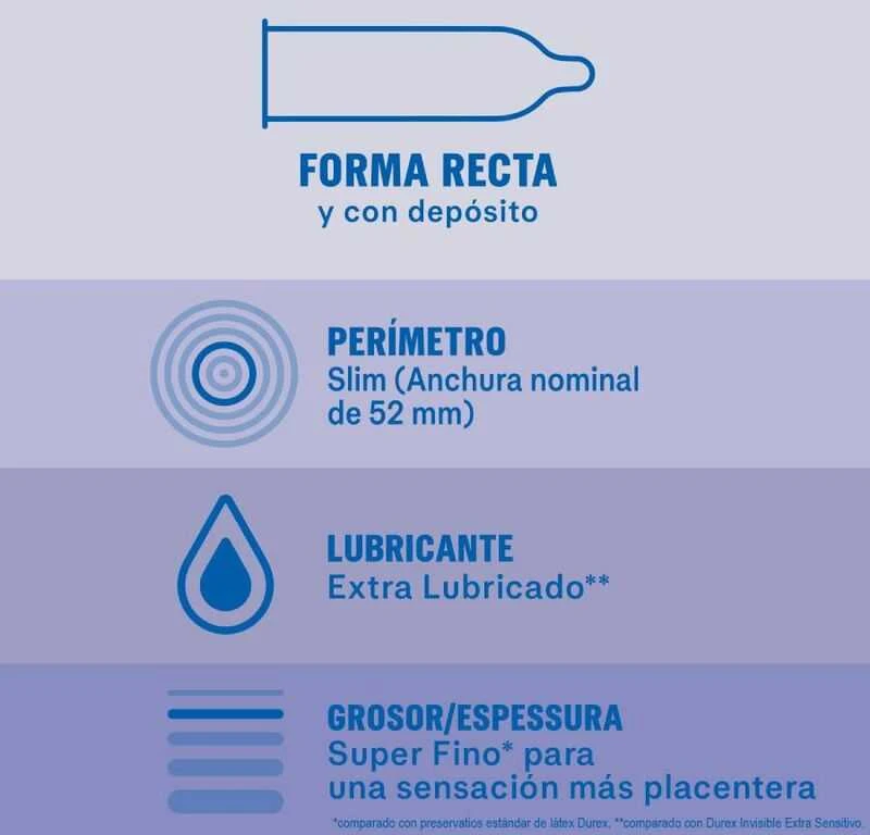 Durex Invisible Extra Thin prezervatyvai 12 vnt
