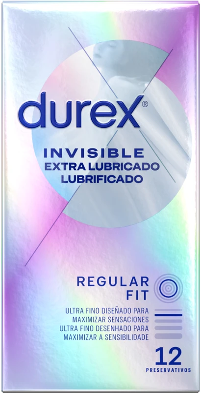 Durex Invisible Extra Thin prezervatyvai 12 vnt