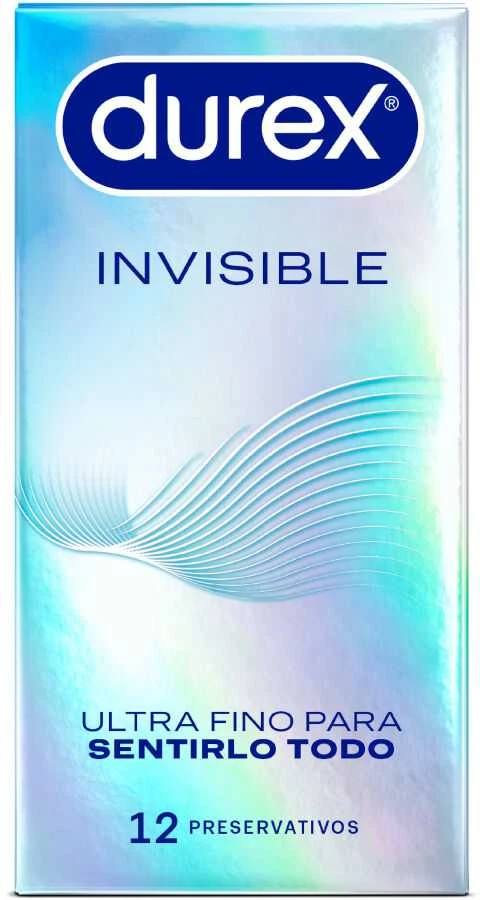 "Durex Invisible Extra Thin" prezervatyvai 12 vienetų