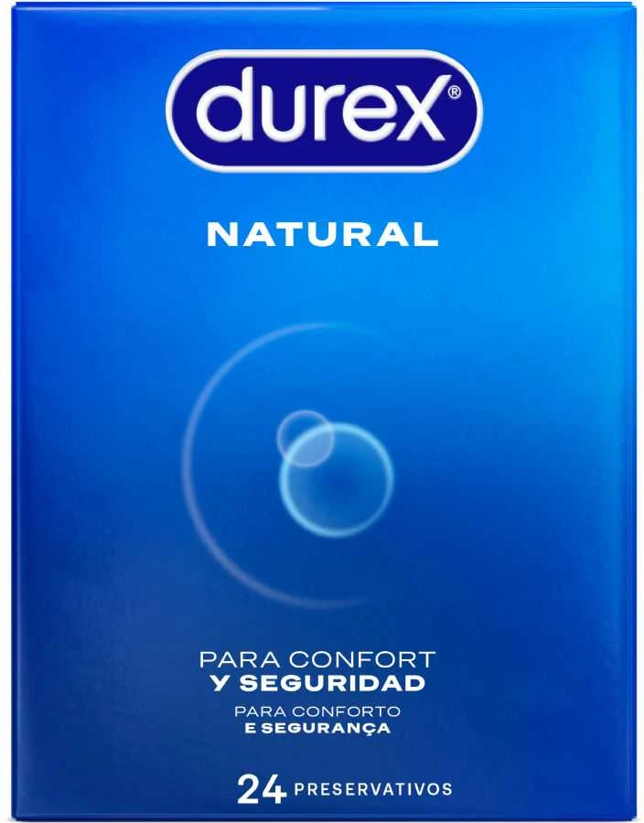 "Durex Natural Plus" natūralios gumos latekso 24 prezervatyvai