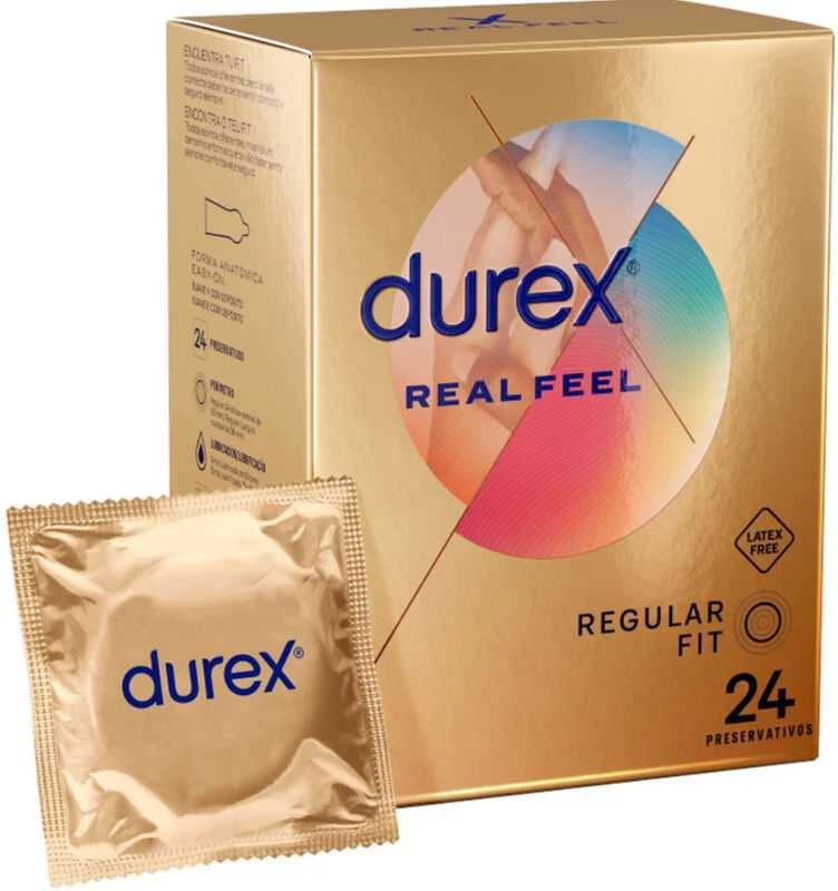 Durex Real Feel prezervatyvai 24 vnt