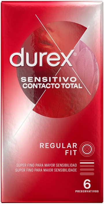 Durex Prezervatyvai Total Contact 6U