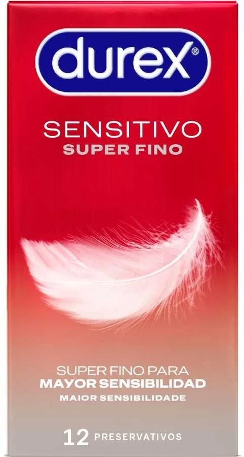 Durex Sensitive prezervatyvai, 12 vnt.