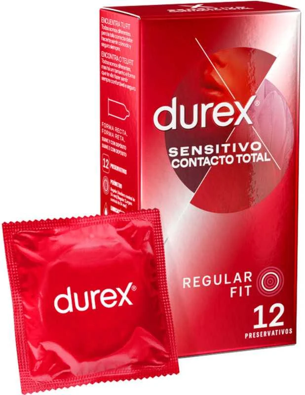 Durex Sensitive prezervatyvai, 12 vnt.