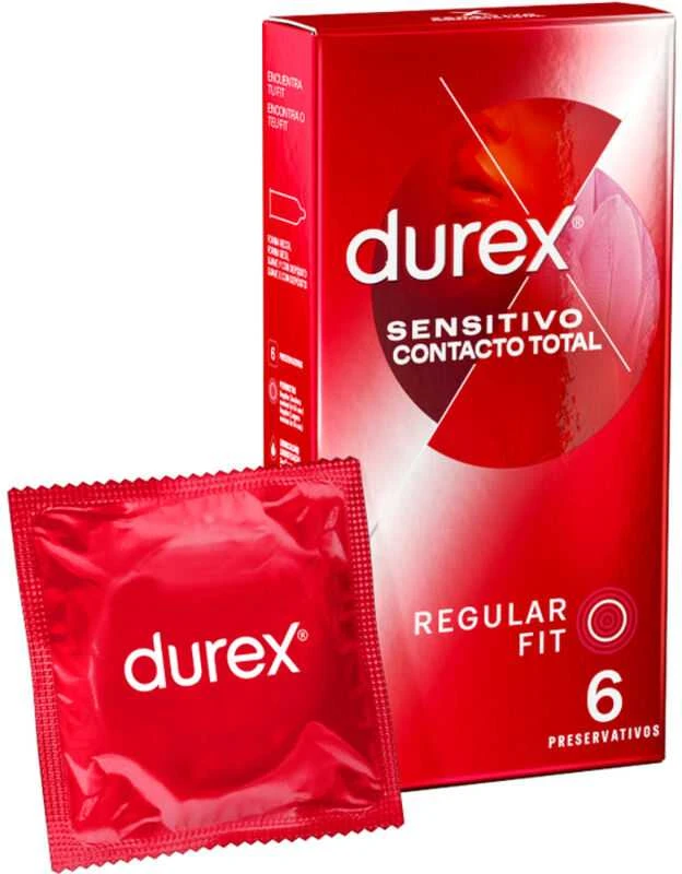 Durex Prezervatyvai Total Contact 6U