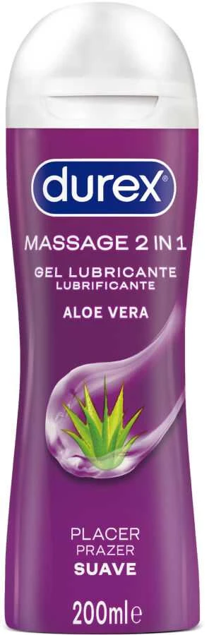 Durex Play masažinis 2 viename su alaviju, 200 ml