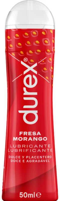 „Durex Play Sweet Strawberry“ lubrikantai 50 vnt.